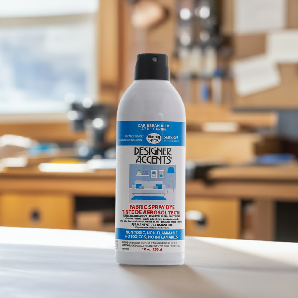 Designer Accents Fabric Paint Spray Dye by Simply Spray Caribbean Bl