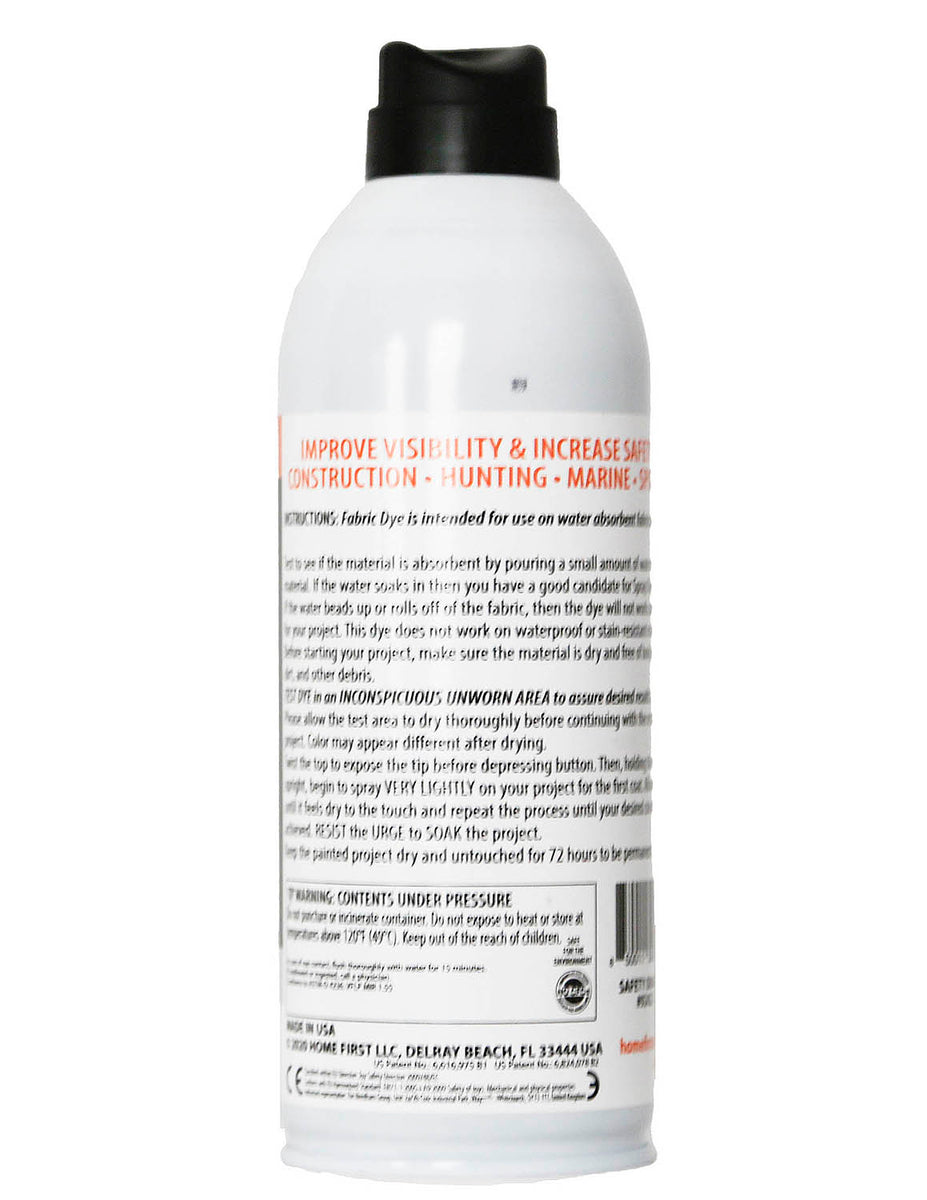 Designer Accents Fabric Paint Spray Dye by Simply Spray Safety Orang