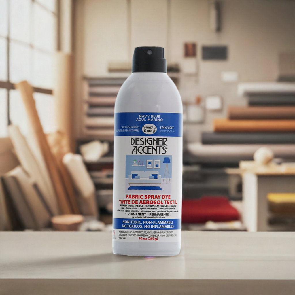 Designer Accents Fabric Paint Spray Dye by Simply Spray Blue Fabric