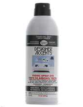 Load image into Gallery viewer, Designer Accents Fabric Paint Spray Dye by Simply Spray - Charcoal Grey