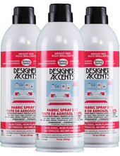 Load image into Gallery viewer, Three cans of simply spray bright red fabric paint spray dye
