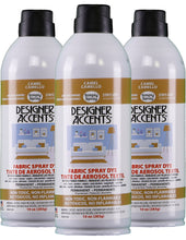 Load image into Gallery viewer, Three cans of simply spray camel brown fabric paint spray dye