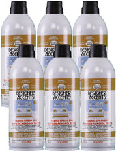 Load image into Gallery viewer, Six cans of simply spray camel brown fabric paint spray dye