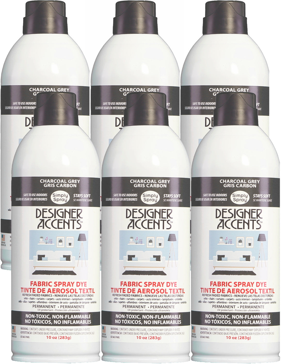 Designer Accents Fabric Paint Spray Dye by Simply Spray - Blue