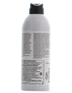  The back of a can of simply spray navy blue fabric paint spray dye